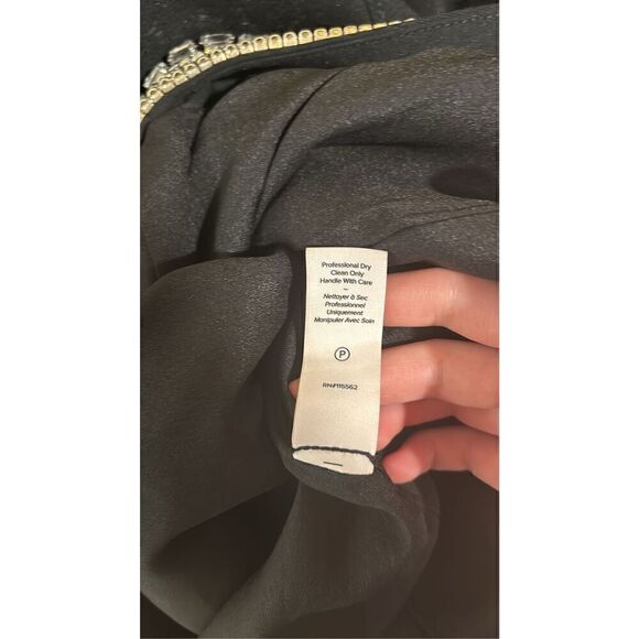 Cinq a Sept Sammy Strapless Rhinestone Midi Dress Size 12 - Picture 12 of 12